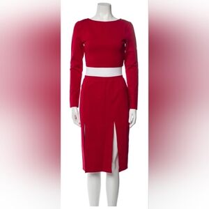 Black Halo 2 piece skirt set XS